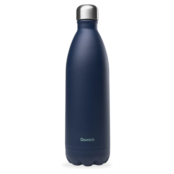 Bouteille Isotherme Inox Matt Bleu Marine 1L