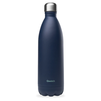 Bouteille Isotherme Inox Matt Bleu Marine 1L