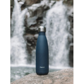 Bouteille Isotherme Inox Matt Bleu Marine 1L