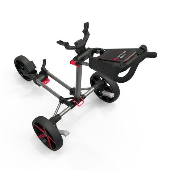Chariot Manuel 3 Roues DLX Lite FF Gun Metal Red