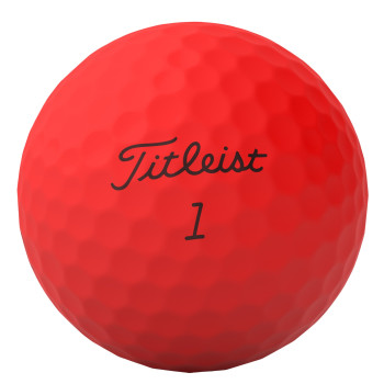 12 Balles de golf Trufeel Matte Red 2