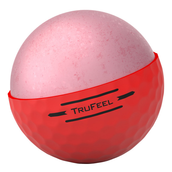 12 Balles de golf Trufeel Matte Red