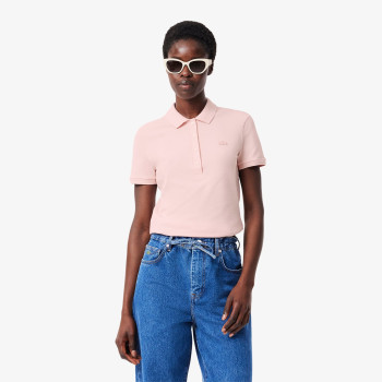 Polo Mini Piqué Stretch L.12.D Rose Femme