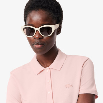 Polo Mini Piqué Stretch L.12.D Rose Femme