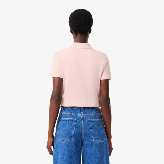 Polo Mini Piqué Stretch L.12.D Rose Femme