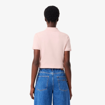 Polo Mini Piqué Stretch L.12.D Rose Femme