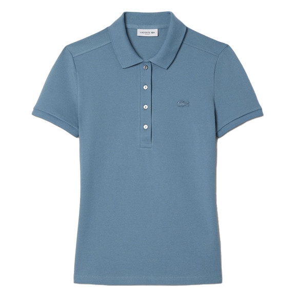 Polo Mini Piqué Stretch L.12.D Blue Femme