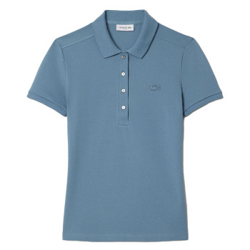 Polo Mini Piqué Stretch L.12.D Blue Femme