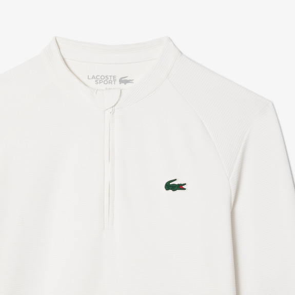 Midlayer 1/4 Zip Sport Blanc Femme