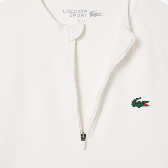 Midlayer 1/4 Zip Sport Blanc Femme