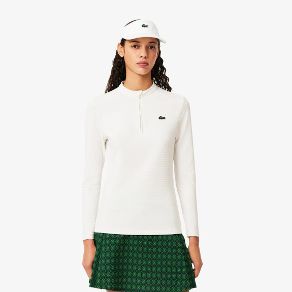 Midlayer 1/4 Zip Sport Blanc Femme