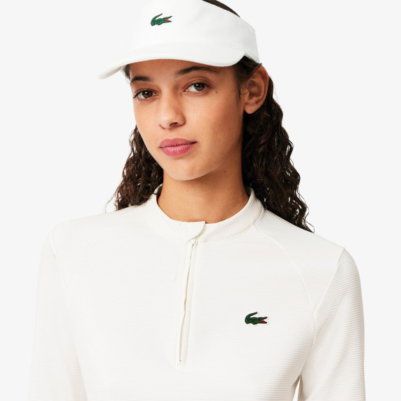 Midlayer 1/4 Zip Sport Blanc Femme