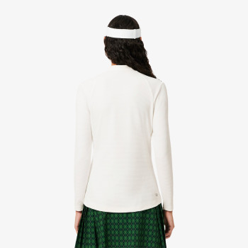 Midlayer 1/4 Zip Sport Blanc Femme