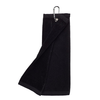 Serviette de golf Towel Noir