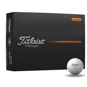 12 Balles de golf Pro V1 High Number White