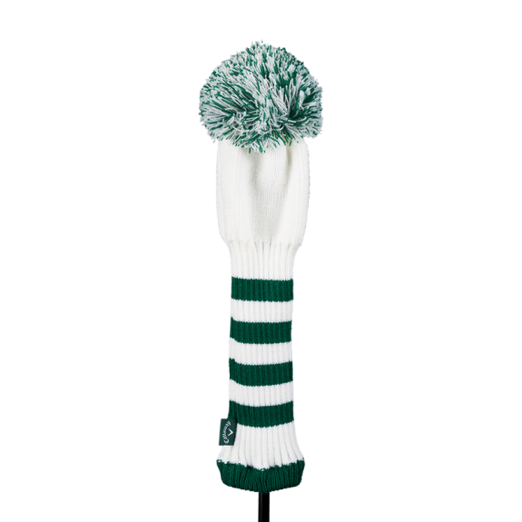 Couvre Club Driver Pompom White Green