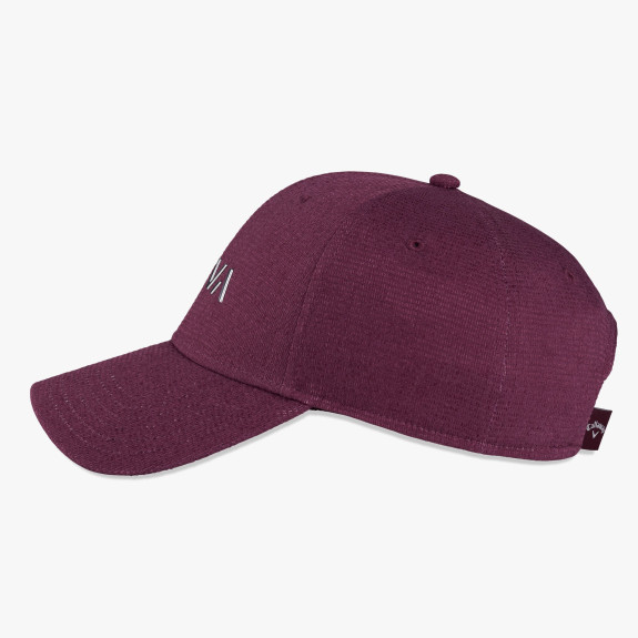 Casquette Reva Liquid Metal Bordeau Femme