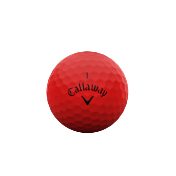 12 Balles de golf Supersoft Matt Red 2