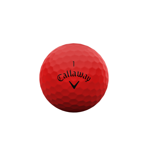 12 Balles de golf Supersoft Matt Red