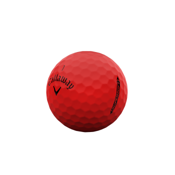 12 Balles de golf Supersoft Matt Red