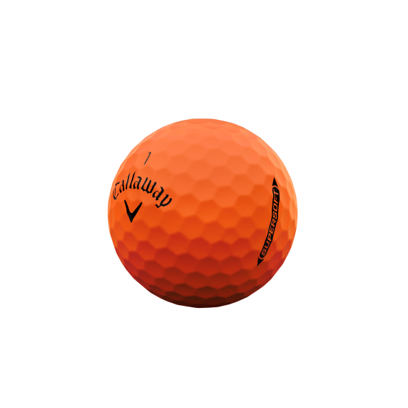 12 Balles de golf Supersoft Matt Orange
