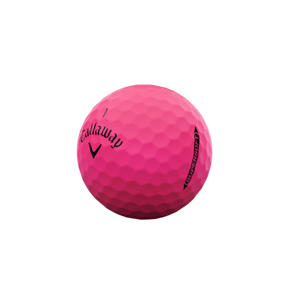 12 Balles de golf Supersoft Matt Pink