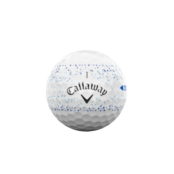 12 Balles de golf Supersoft Splatter 360 Blue