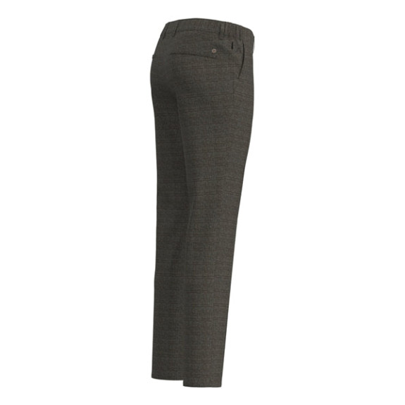Pantalon Rookie-7 Jersey Check Carreaux Brown