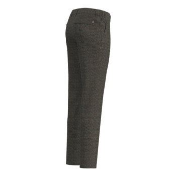Pantalon Rookie-7 Jersey Check Carreaux Brown