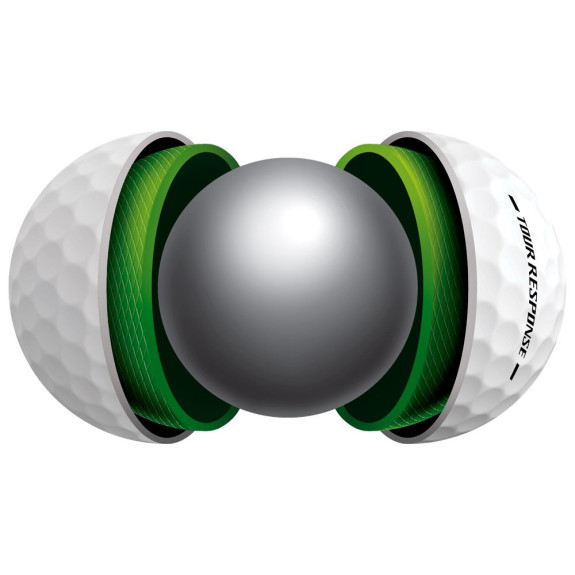 12 Balles de Golf Tour Response White