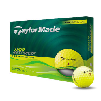 12 Balles de Golf Tour Response Yellow