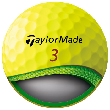 12 Balles de Golf Tour Response Yellow