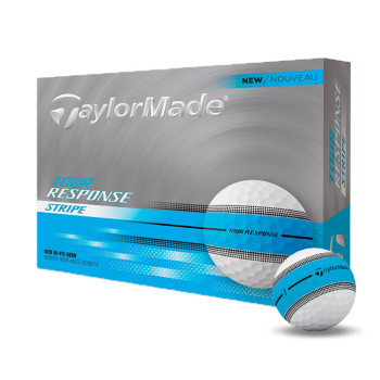 12 Balles de golf Tour Response Neon Stripe Blue