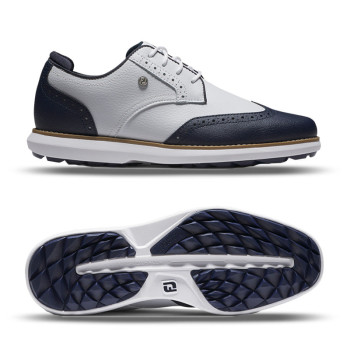 Traditions Wing Tip 97936 Blanc/Marine Femme