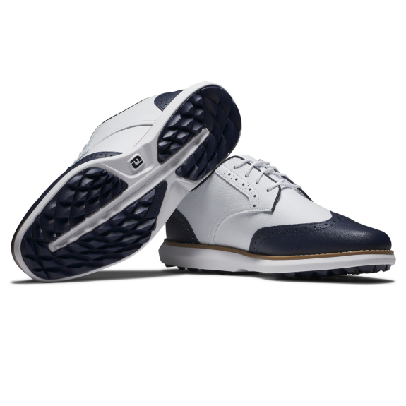 Traditions Wing Tip 97936 Blanc/Marine Femme