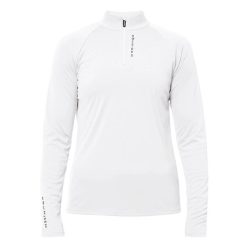 Veste 1/4 Zip Addy Long Sleeve White Femme