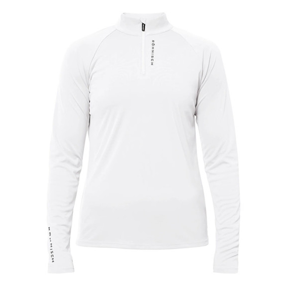 Veste 1/4 Zip Addy Long Sleeve White Femme