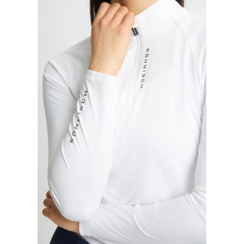 Veste 1/4 Zip Addy Long Sleeve White Femme 2