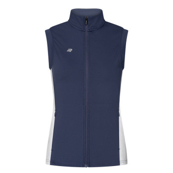 Veste Sans Manche Black Thermal Navy Femme