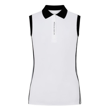 Polo Sans Manches Viola UV White Femme