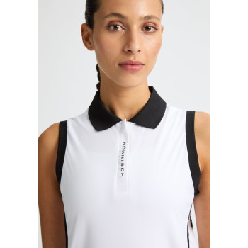 Polo Sans Manches Viola UV White Femme