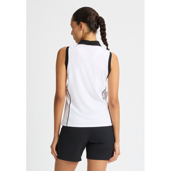 Polo Sans Manches Viola UV White Femme