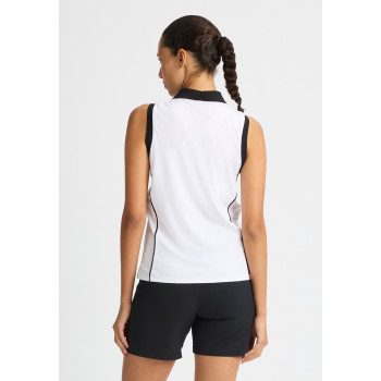 Polo Sans Manches Viola UV White Femme