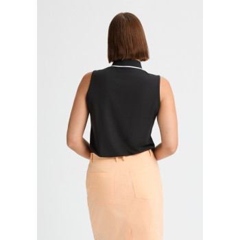 Polo sans manches Miriam Black Lady Femme