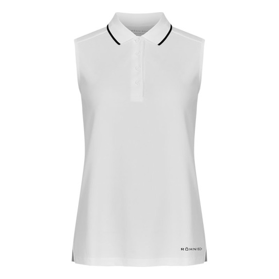 Polo sans manches Miriam White Lady Femme