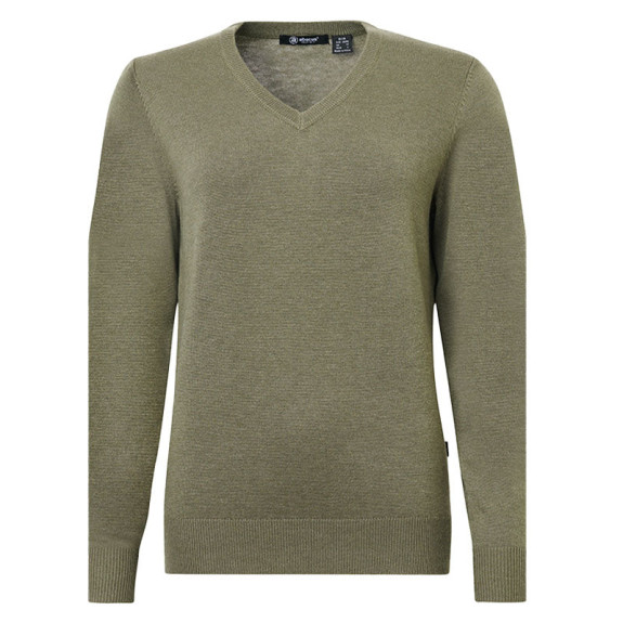 Pull Liffin Col V Forest Femme