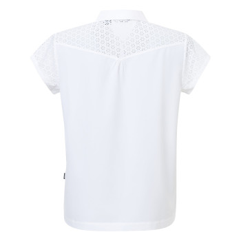 Polo Manga Cupsleeve White Femme 2