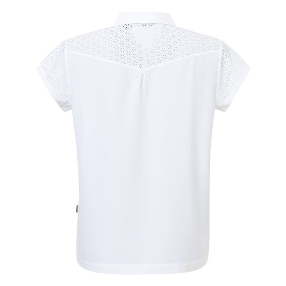 Polo Manga Cupsleeve White Femme