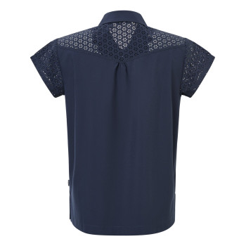 Polo Manga Cupsleeve Navy Femme