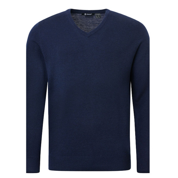 Pull Col V Liffin Navy Homme